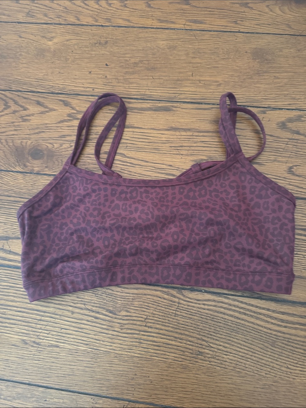 Everyday Yoga, L , Leopard-Print Stretch sports bra, New